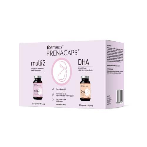 Miniaturka artykułu - FROMEDS PRENACAPS Zestaw multi 2 + dha 
