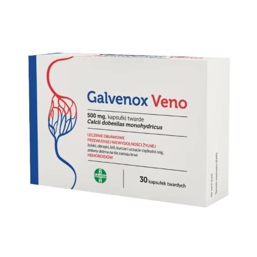Miniaturka artykułu - Galvenox Veno 500 mg, 30 kaps.