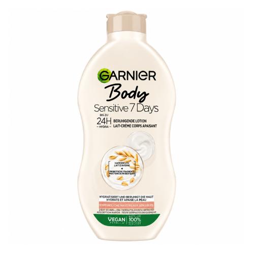 Miniaturka artykułu - Garnier Sensitive 7 Days Łagodzący balsam do ciała dla sk&oacute;ry wrażliwej, 400 ml