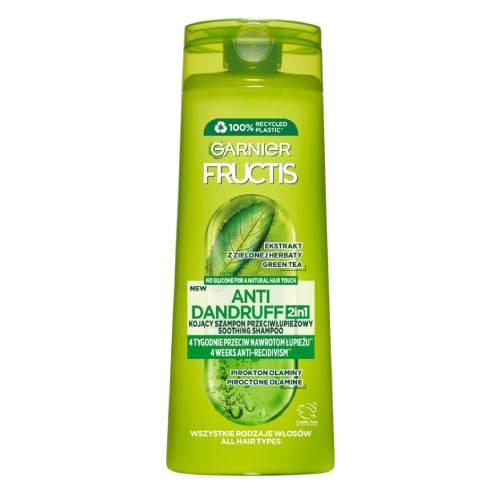 Miniaturka artykułu - GARNIER Fructis Anti Dandruff 2w1 Szampon do włosów przeciwłupieżowy, 400ml