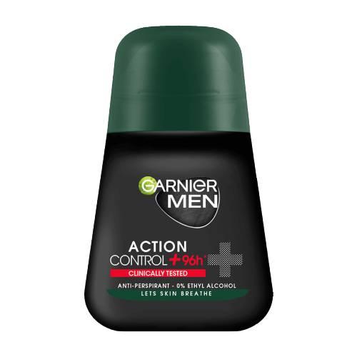 Miniaturka artykułu - Garnier Men Action Control +96H Antyperspirant Roll-On Męski, 50 ml