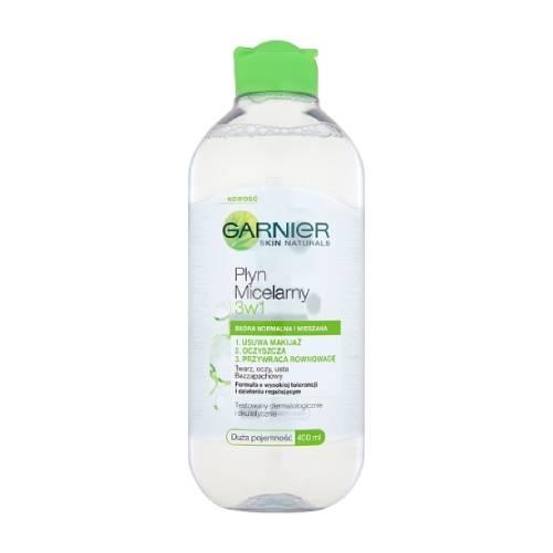 Garnier Skin Naturals Płyn micelarny 3w1 sk&oacute;ra normalna i mieszana, 400 ml