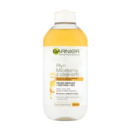 Miniaturka artykułu - GARNIER Skin Naturals płyn micelarny z olejkiem arganowym, 400ml