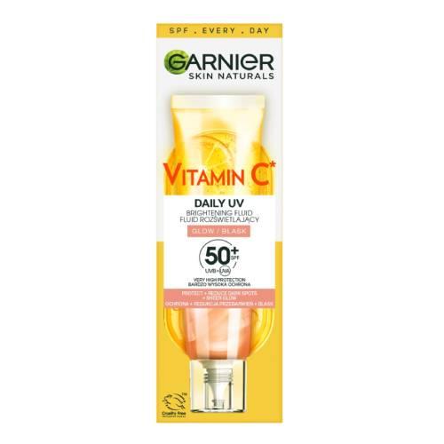 GARNIER Skin Naturals Vitamin C Fluid rozświetlający SPF50+, 40ml