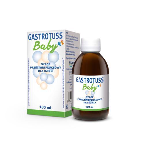 Miniaturka artykułu - Gastrotuss Baby Syrop przeciwrefluksowy dla dzieci, 180ml USZKODZONE OPAKOWANIE TEKTUROWE