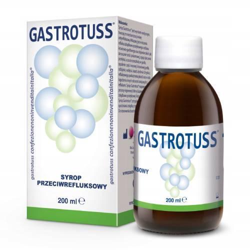 Miniaturka artykułu - Gastrotuss syrop przeciwrefluksowy, 200ml USZKODZONE TEKTUROWE OPAKOWANIE