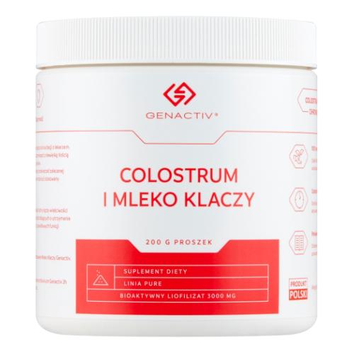 Miniaturka artykułu - GENACTIV Colostrum i mleko klaczy, 200 g