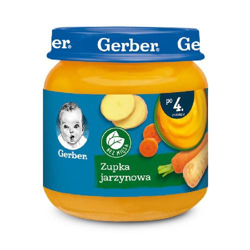 Miniaturka artykułu - Gerber Zupka jarzynowa po 4. miesiącu, 125g