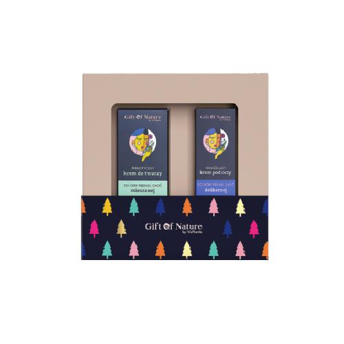 Miniaturka artykułu - GIFT OF NATURE Zestaw Krem do twarzy cera mieszana, 50ml i krem pod oczy nawilżający, 15ml
