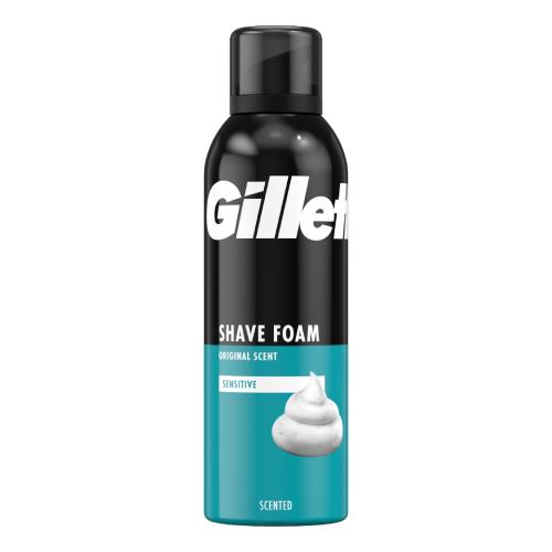 Miniaturka artykułu - Gillette Classic Sensitive Pianka do golenia do sk&oacute;ry wrażliwej, 200 ml