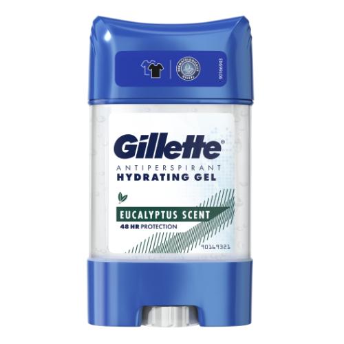Miniaturka artykułu - Gillette Nawilżający antyperspirant w żelu dla mężczyzn Eucalyptus, 70 ml