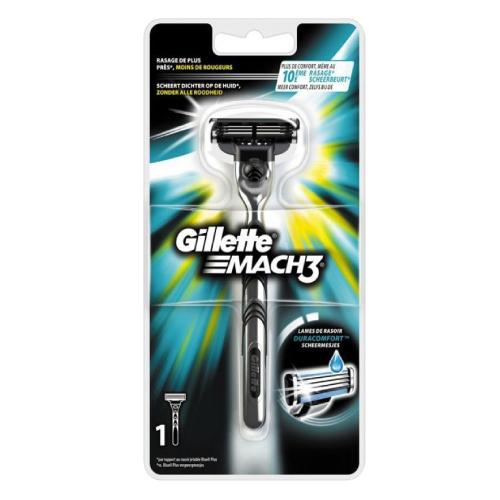 Miniaturka artykułu - Gillette MACH 3 Maszynka do golenia + 1 wkład