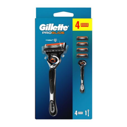 Gillette ProGlide Maszynka do golenia dla mężczyzn + 4 wymienne ostrza
