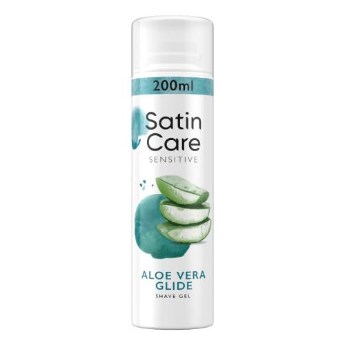 Miniaturka artykułu - Gillette Satin Care Sensitive Aloe Vera Glide Żel do golenia, 200 ml