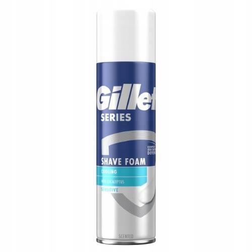 GILLETTE Series Sensitive Cooling Chłodząca pianka do golenia, 250ml