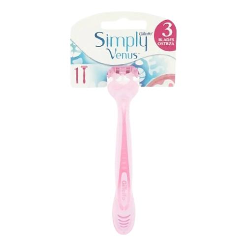 Miniaturka artykułu - Gillette Simply Venus 3 Jednorazowa maszynka do golenia, 1 szt.