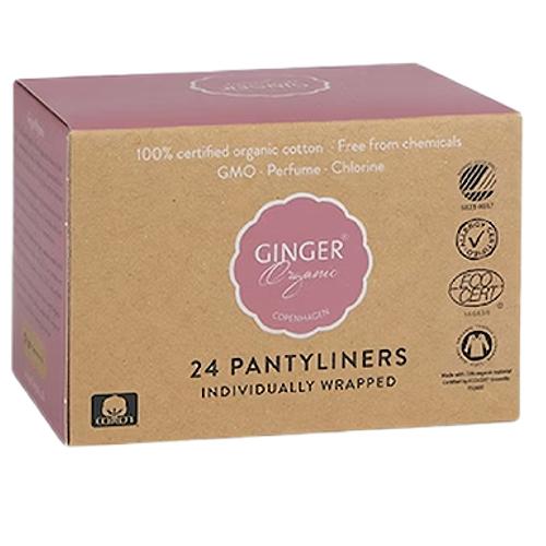 Miniaturka artykułu - GingerOrganic Wkładki higieniczne, 24szt.