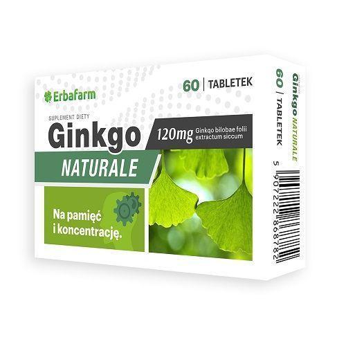 Miniaturka artykułu - Ginkgo Naturale, 60tabl. USZKODZONE OPAKOWANIE TEKTUROWE