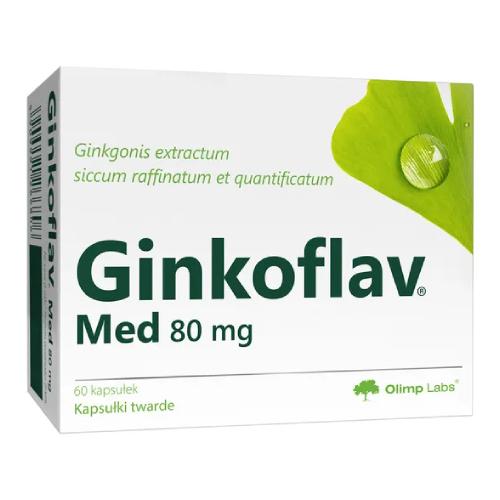 Miniaturka artykułu - Ginkoflav med 0,08 g, 60 kaps.- Lek poprawiający pamięć i koncentrację