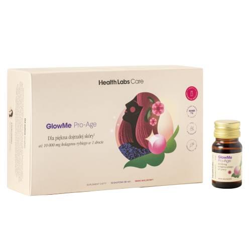 Miniaturka artykułu - Health Labs GlowMe Pro-Age malina, 15 shot&oacute;w x 30 ml