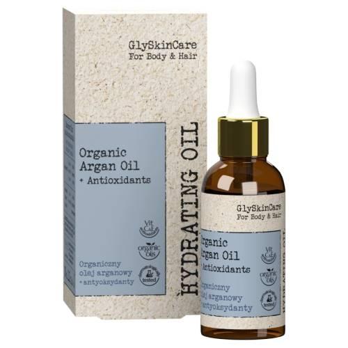 Miniaturka artykułu - GLYSKINCARE For Body & Hair Organiczny olej arganowy, 30ml