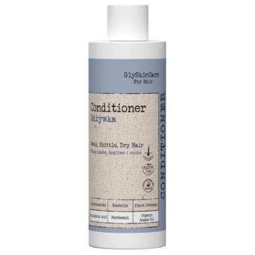 Zdjęcie produktu - GLYSKINCARE For Hair Odżywka do włosów łamliwych, suchych, 200ml