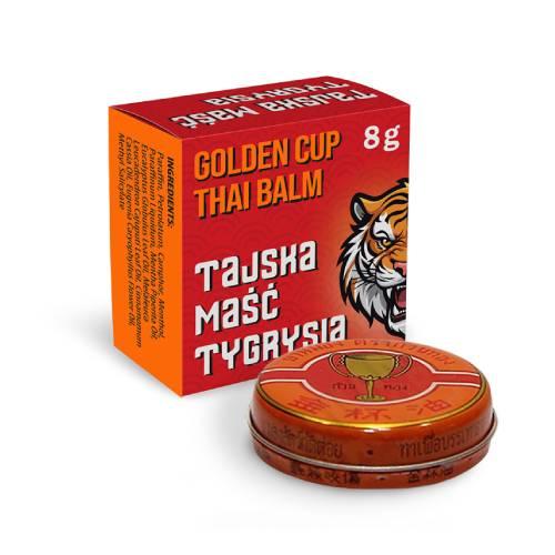 Miniaturka artykułu - Golden Cup Thai Balm Tajska Maść Tygrysia, 8 g