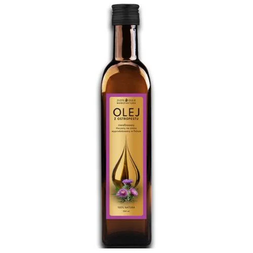 Miniaturka artykułu - Goldfarmex Olej z ostropestu, 500 ml