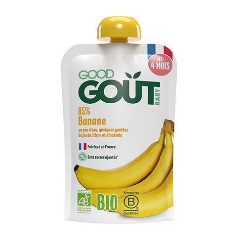Miniaturka artykułu - Good Gout BIO Banan, 120 g KR&Oacute;TKA DATA 01.11.2026