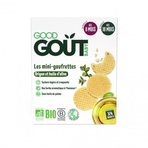 Miniaturka artykułu - Good Gout BIO Wafle z oregano i oliwą z oliwek, 24g