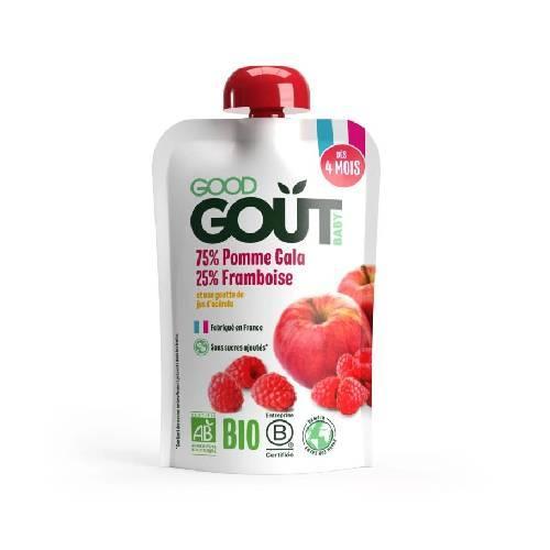 Miniaturka artykułu - Good Gout BIO Jabłko z maliną, 120 g KR&Oacute;TKA DATA 26.09.2026