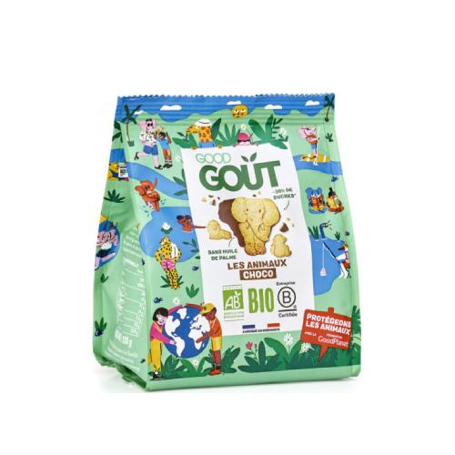 Miniaturka artykułu - Good Gout BIO Maślane zwierzątka zanurzone w gorzkiej czekoladzie, 120g