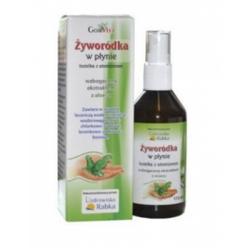 Miniaturka artykułu - GORVITA ŻYWOR&Oacute;DKA w płynie z atomizerem  - 115 ml USZKODZONE OPAKOWANIE TEKTUROWE