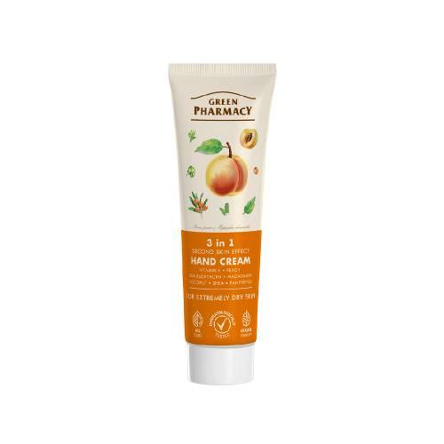 Green Pharmacy Krem do rąk 3w1 z efektem drugiej sk&oacute;ry, 100 ml