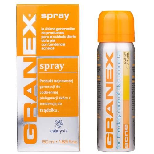 Miniaturka artykułu - GRANEX Spray do pielęgnacji sk&oacute;ry trądzikowej, 50ml