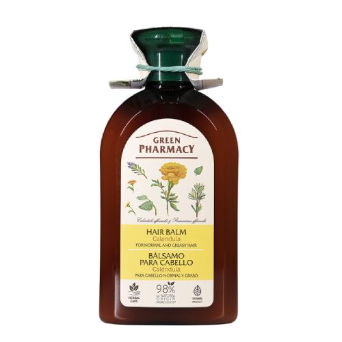 GREEN PHARMACY Balsam do włos&oacute;w normalnych i przetłuszczających się Nagietek, 300ml