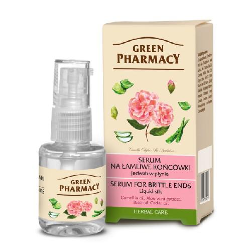 Miniaturka artykułu - GREEN PHARMACY Jedwab w płynie - 30 ml