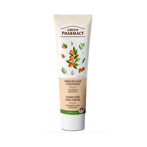 GREEN PHARMACY Krem do rąk i paznokci ochronny, odżywczy Argan, 100ml