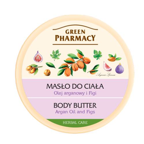 GREEN PHARMACY Masło do ciała, Olej arganowy i figi, 200ml
