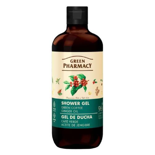 GREEN PHARMACY Żel pod prysznic Zielona kawa i Imbir, 500ml