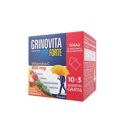 Miniaturka artykułu - Grinovita Forte, 13saszetek USZKODZONE OPAKOWANIE