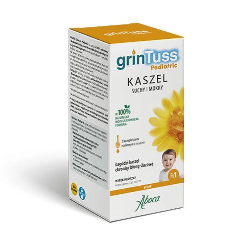 Miniaturka artykułu - GrinTuss Pediatric Syrop - 128 g USZKODZONE / BRAK OPAKOWANIA