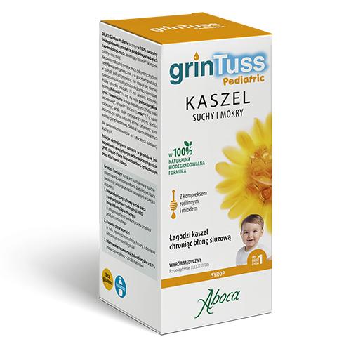 Miniaturka artykułu - GrinTuss Pediatric Syrop dla dzieci - 210 g 