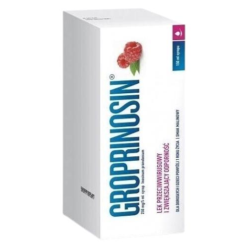 Miniaturka artykułu - Groprinosin syrop 250 mg/5 ml - 150 ml