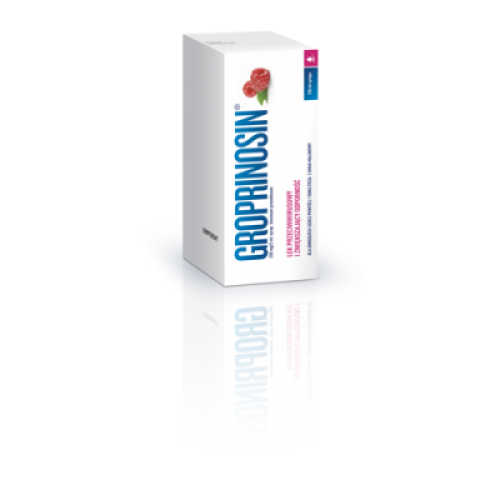 Miniaturka artykułu - Groprinosin syrop 250 mg/5 ml - 150 ml BRAK TEKTUROWEGO OPAKOWANIA