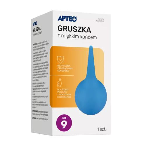 Miniaturka artykułu - APTEO Gruszka z miękkim końcem nr 9, 1szt.