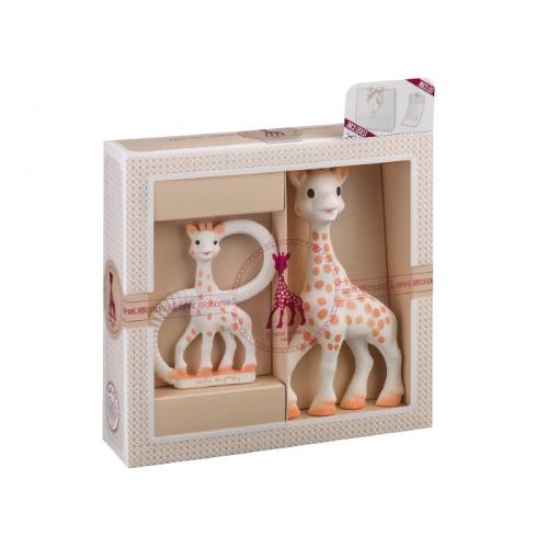 Miniaturka artykułu - Żyrafa Sophie (Sophie La Girafe) Gryzak mały zestaw narodzinowy nr 1 0m+ 000001