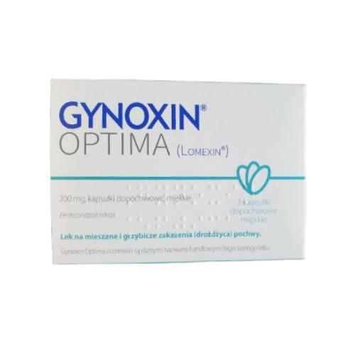 Miniaturka artykułu - Gynoxin Optima 200 mg, 3 kapsułki dopochwowe