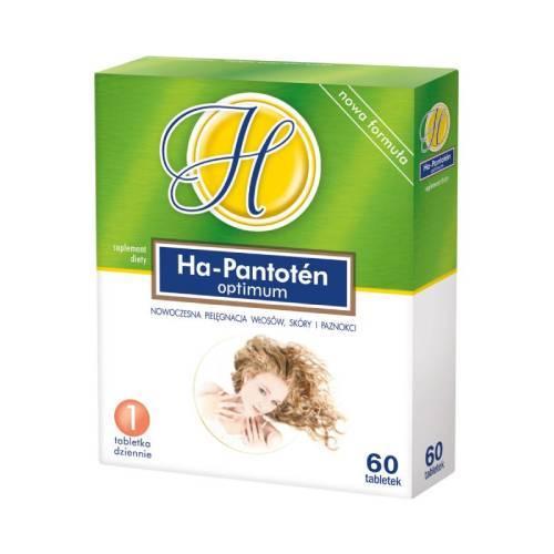 Miniaturka artykułu - HA-PANTOTEN OPTIMUM - 60 tabletek KR&Oacute;TKA DATA 30.09.2026