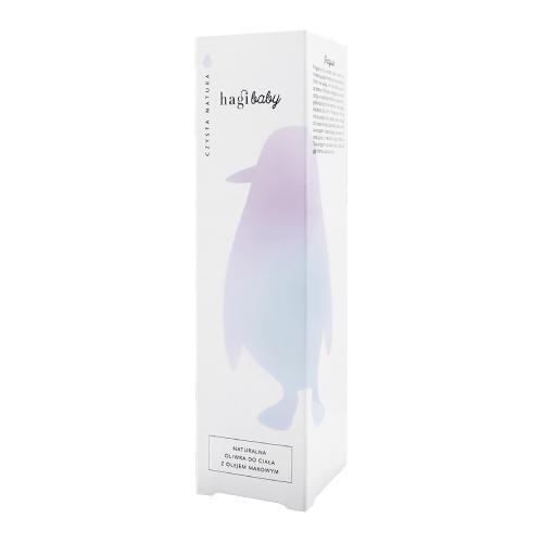 Miniaturka artykułu - HAGI Baby Naturalna oliwka do ciała dla dzieci z olejem makowym, 150 ml USZKODZONE / BRAK OPAKOWANIA